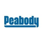 Blue Peabody logo with underlined text on white background.